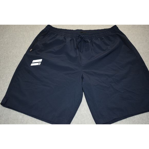 Hurley Shorts Mens Size 2XL XXL Swimming Hybrid Gym Performance Blue W/ Pockets - Picture 1 of 7